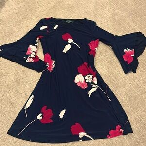 Ralph Lauren dress size 4. Heavier material can be worn into the fall months.